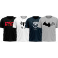 Pack of 4 Premium Printed T-shirts for Boys Men. 
