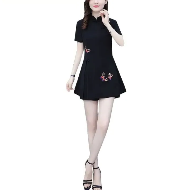 Women's%20Suit%20Chinese%20Style%20Clothes%20Two%20Piece%20Sets%202025%20Summer%20New%20Crop%20Top%20And%20Shorts%20Retro%20Cheongsam%20Outfits%20Matching%20For%20Women%20-%20Image%207