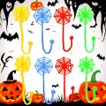 10-50 Pcs Fun Color Sticky Spider Web for Birthday Halloween Prank Horror Party  Souvenir Decorative Carnival  Pack. 