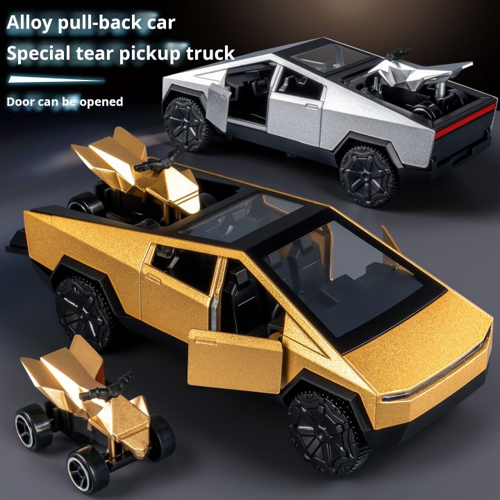 1:36%20Cybertruck%20Toys%20Off%20Road%20Vehicle%20Die%20Cast%20Model%20Car%20Beach%20Motorcycle%20Hobby%20Collectible%20Birthday%20%20For%20Boy%20-%20Image%202