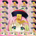 for Demon Slayer Kanroji Mitsuri Peek Car Sticker Occlusion Scratch Personality Decal Car Goods Creative Decals. 