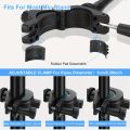 M2 Flexible Tablet Holder for Microphone Stand Music Stand Compatible with 4.7 to 13.5 Inch Tablets and Smartphones. 