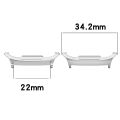 2 Pcs Adapter For Samsung galaxy watch 7 ultra 47mm Strap 22mm Stainless Steel Connector Accessories galaxy watch 7 ultra band. 
