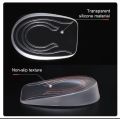 1-3cm Invisible Height Increase Insole Soft Silicone Gel Insoles for heel spurs pain Foot Massager Care cushion Half Heel Insole.