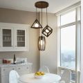 3in1 Hanging Lights Combo Pack |Square | Cage | Triangle| Ceilling Light | pendant Lamp | Fancy light | Indoor & Outdoor Lighting For Home , Offices , Resturent & Villas.. 