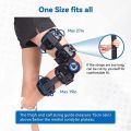 Orthomen Hinged ROM Knee Brace, Post Op Knee Brace for Recovery Stabilization, ACL, MCL and PCL Injury, Adjustable Medical Orthopedic Support Stabilizer After Surgery, Women and Men. 