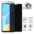 Privacy screen protector for A5s Oppo A7 A12 A5 A9 A3s a12e A16 a16s a16k F9 pro A15 a15s anti Spy Glass. 