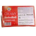 CREAMY SWISS ROLL CAKE 10 WALA WITH STRAWBERRY FLAVOR 1×15 PIECES. 