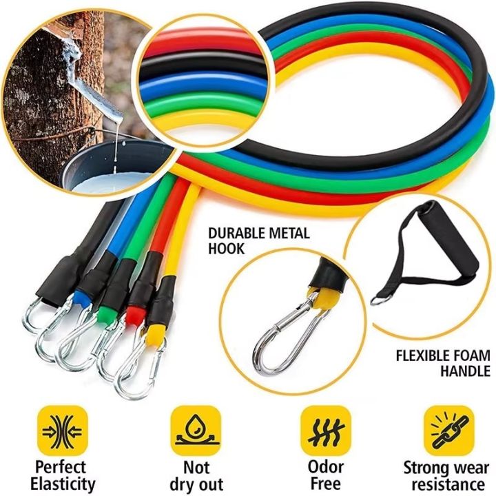 11%20Pcs%20Power%20Resistance%20Band%20Set%20for%20Workout%20&%20Exercise%20%7C%20Resistance%20Bands%20for%20Men%20&%20Women%20%7C%20Resistance%20Band%20for%20Pull%20Up%20%7C%20Fitness%20Resistance%20Bands%20Set%20for%20Home%20Gym%20%7C%20Latex%20Exercise%20Bands%20for%20Full%20Body%20Training%20-%20Image%204