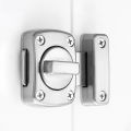 1pc Home Security Latch Rotate Bolt Latch Gate Latches Door Slide Lock Twist Rotating Barrel Lock For Bathroom Toilet Door Lock. 
