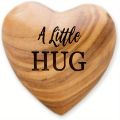 Little Pocket Hug Wooden Heart Tokens I Miss You Crafts Supplies for Friends Portable Creative Gift Valentine's Day Gift. 