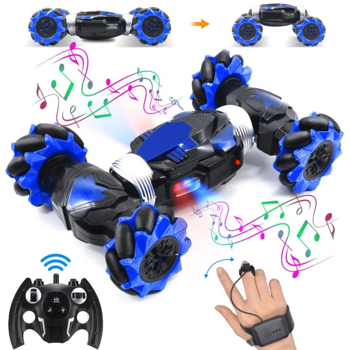 Gesture Sensing RC Stunt Car with Lights Music Hand Controlled - Main Image