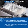 Stainless Steel Smoker Box for Gas BBQ, Wood Chip Smoker, Meat Smoker, Outdoor Cooking Tool, No Power Required bbq accessories.