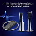 For PS5 Slim Vertical Storage Stand Metal Base Stand Replacement Console Host Stand for Playstation 5 Slim Game Accessories.
