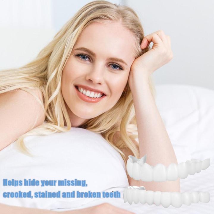 1%20Pair%20SnapsOn%20Teeth%20Veneers%20Brightening%20Dentures%20Temporary%20False%20Teeth%20Cover%20Instant%20Imitation%20Braces%20Fake%20Tooth%20Cover%20-%20Image%205