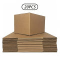 High Quality Brown Corrugated Cardboard Mailer Box With Lids, Mailing Shipping Boxes, 9.1x5.1x6.3in, Single Wall, 32Lb/sq inch.