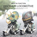 Childrens Dinosaur Modeling Pullback Motorcycle Simulation Locomotive Inertia Car miniatures item Animal figurines Dinosaur toys. 