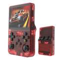 Retro Snap Game Console, Retrosnap Game Console, R36s Handheld Games Consoles, 3.5-in 4k HD Screen, Long Battery Life, Open Source Games Player (64G,Red). 