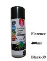Florence Matte Black Lacquer Spray Paint Aerosol 400ML Premium Series Korean Quality.