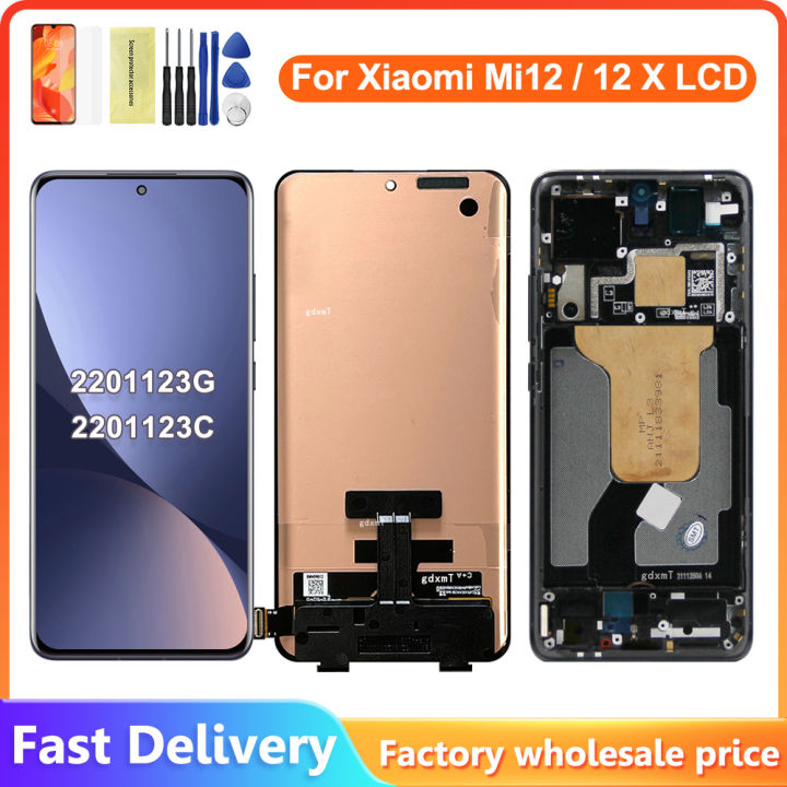 Display LCD Originale Xiaomi Mi 12x (5G) Con Touch Screen - Modelli 2112123AC / 2112123AG