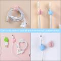 10 PCS Creative Silicone Thumb Wall Hook - Multifunction Adhesive Cable Clip ，self Adhesive Thumb Hook Cable Organizer Clips Key Hanger. 