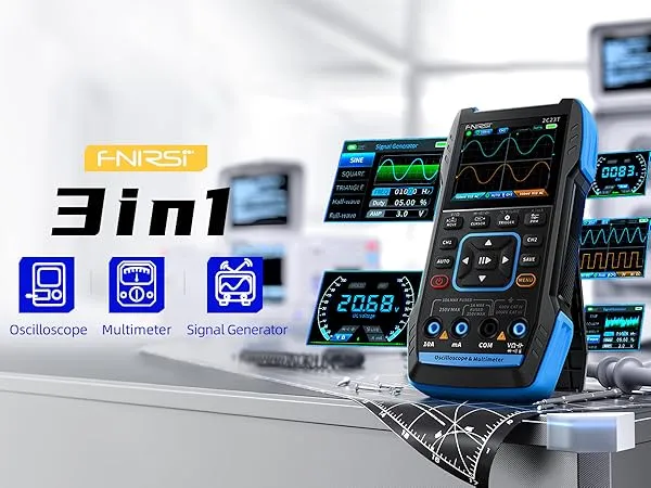 Handheld Oscilloscope Multimeter Waveform Generator 12MHz Bandwidth 50MSa/s S - View #13
