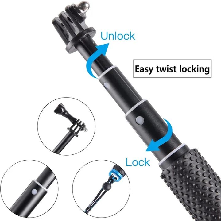 19"%20Handheld%20Extendable%20Go%20Pro%20Selfie%20Stick%20Aluminum%20Monopod%20Tripod%20for%20%20Hero%2013%2012%2011%2010%209%20SJCAM%20SJ8%20Sj6%20%20Accessories%20-%20Image%204