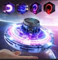 mini ufo spinner Toy with  lights and Box  interactive flying toy for stress relief and fun gifts for boys and teen girls (Mix/Random color). 