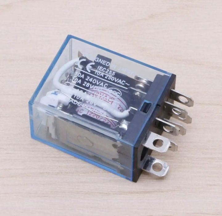 2%20Pcs%20AC%20220V%20Coil%2010A%20240V%208%20PIN%20Power%20Relay%20DPDT%20Changeover%20Relay%20For%2010%20Ampere%20Load%20Duble%20Line%20(%20Control%20AC%202250%20WATTS%20or%20DC%2010%20Amp%20)%20Original%20High%20Quality%20Plastic%20Body%20-%20Image%204