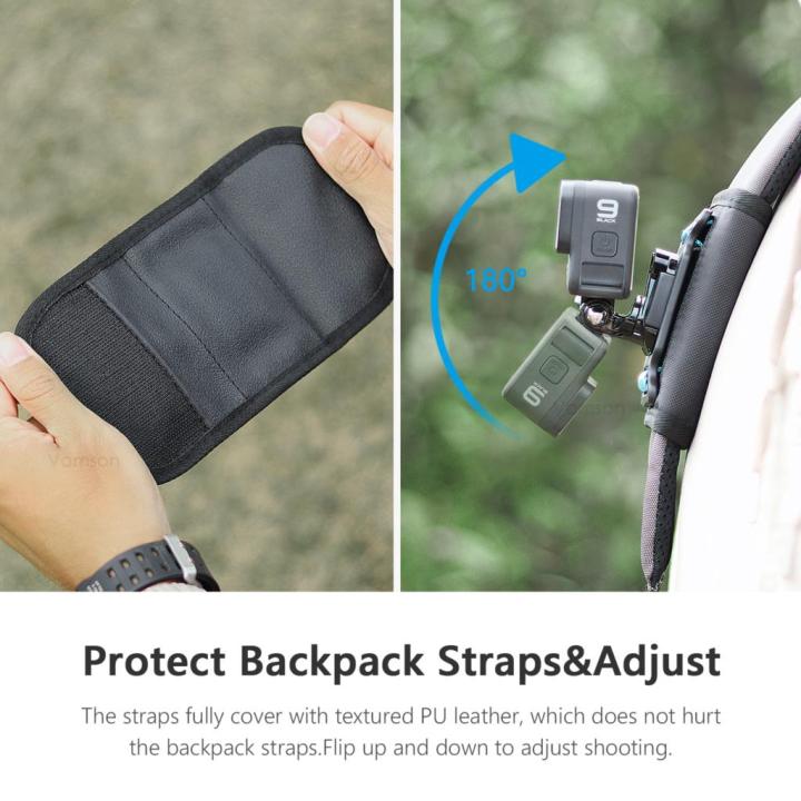Vamson%20for%20Insta360%20X3%20Accessories%20360%20Degree%20Rotary%20Backpack%20Clip%20Clamp%20Mount%20for%20Insta360%20One%20X2%20%20Action%203%202%20Go%20Pro%20Camera%20-%20Image%205