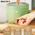BALASHOV Electric Pot with Steamer Rack: 1.6L Non-Stick Sauté Pan, Portable Mini Rapid Cooker with Power Adjustment, Suitable for Pasta, Steak, Noodles, and College Dorm Rooms - EU Plug, 220-240V. 