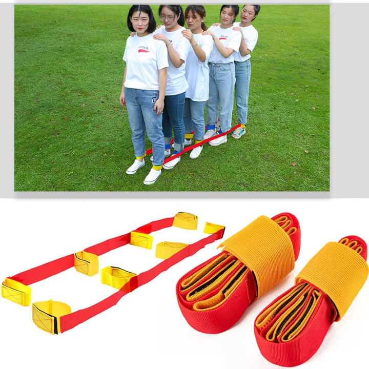 3/4/5/6 people outdoor children's sports toys games giant footstep team cooperation fun sports indoor External team game props