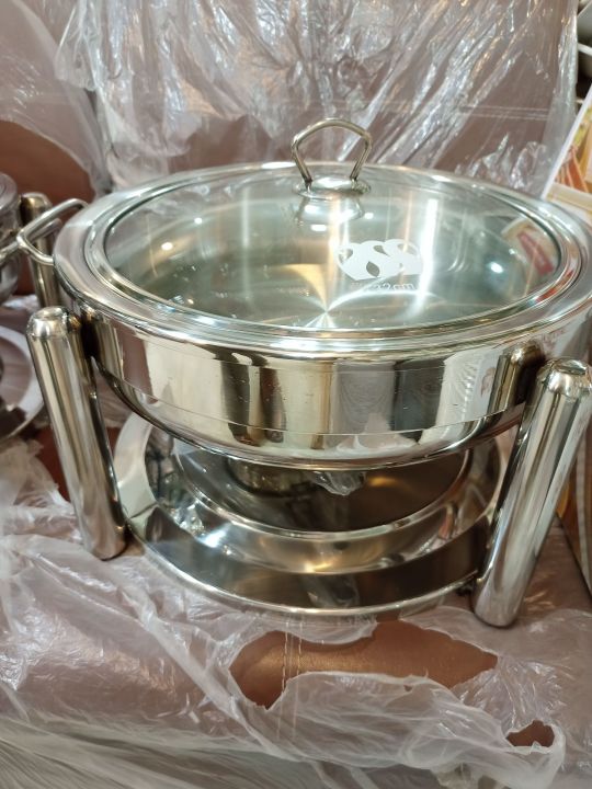 CHAFING DISH WITH GLASS LID