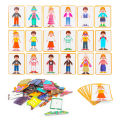 Kids Intelligent 3D Jigsaw Toys Magnetic Puzzle Book Brain Training Games Montessori Educational Toys for Xmas Toys Kids . 