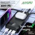 JUYUPU_M820DX 22.5W+PD Super Fast Charging 20000mAh Digital Display Power Bank Compact Portable Fast Charging External Battery Charger 20000mAh Powerbank 100% Authentic_Orginal_powerbank_fastcharging.