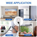1PC Power Failure Alarm, Circuit Failed Selector Alerter, Smart Power Outage Reminder for Freezer in Garage, Monitor Power Cut. 