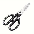 Multifunctional kitchen scissors Household fish cutting meat scissors Stainless steel scissors. 