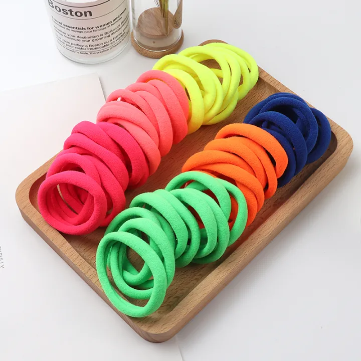 50Pcs%20Girls%20Nylon%20%20Bands%20Elastic%20Hair%20Bands%20Hair%20Accessories%20Children%20Ponytail%20Holder%20Headband%20Kids%20Ornaments%20%20-%20Image%206