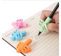 Set of 2 Writing Pencil Pen Gripper Holders for Children - Essential Aids for Kids' Learning and Writing Practice - Silicone Pen Correction Devices. 