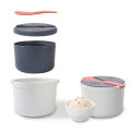 Microwave Oven Rice Cooker Portable Food Container Multifunction Steamer Rice Cooker Bento Lunch Box Steaming Utensils.
