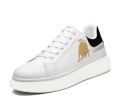 School shoes for boys with soft rubber sool and white.