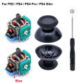 1set = 2pcs 3D Joystick Adjustable Resistor 2k3Ω + 2pcs Thumb Stick Cap +1pc Screwdriver for PS5 Controller Repair Kit for PS 5. 