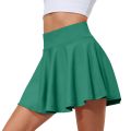 Women'S Stretch Yoga Skirt Printed Athletic Shorts Lightweight High Waisted Skirt With Pockets Women'S Simple Sports Skirt. 