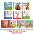 I Can Read Phonics 12 Books/Set My Very First Picture Books English Story Pocket Book for Children Kids Baby Montessori Reading. 