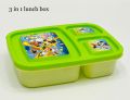 3-in-1 Lunch Box with 500ml Capacity, Fabric and Plastic, 3 Compartments. 