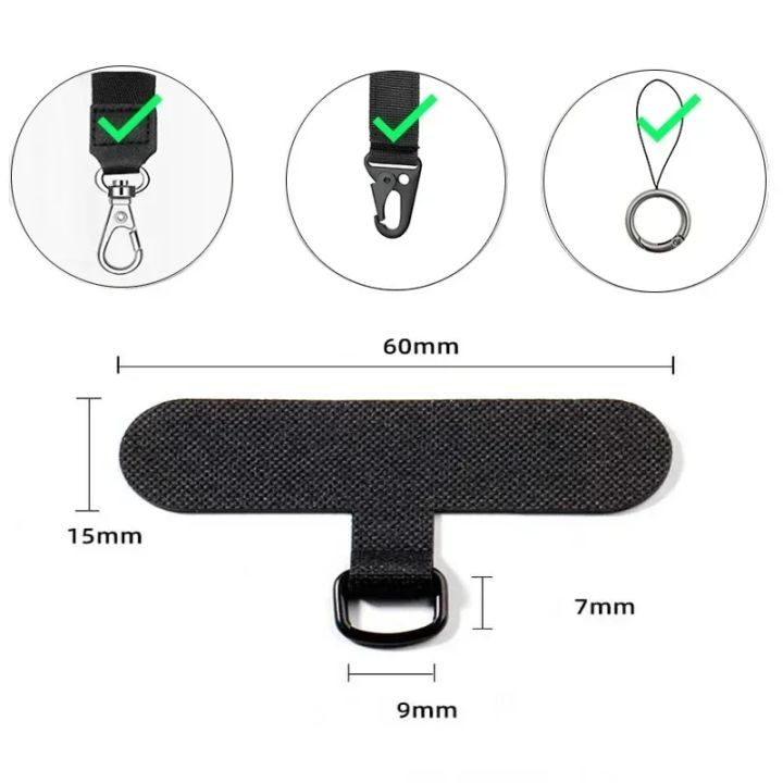 10/5/1Pcs%20Universal%20Tpu%20Mobile%20Phone%20Anti-lost%20Lanyard%20Card%20Gasket%20Nylon%20Detachable%20Phone%20Hanging%20Cord%20Strap%20Patch%20Tether%20Pad%20-%20Image%204