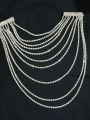 Hair rhinestone chains clips girls hairpins latest fashion accessories. 