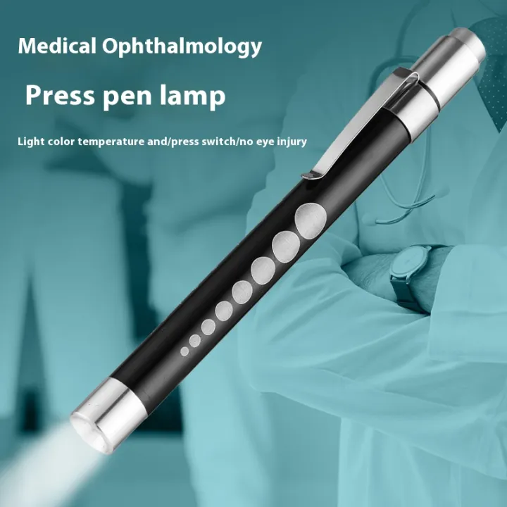 Mini Medical Pen Light Portable LED Flashlight Mini Torch White Yellow ...