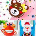 100pcs/200/550pcs Self-adhesive Googly Wiggle Eyes for DIY Scrapbooking Crafts Projects DIY Dolls Accessories Eyes Handmade Toys.