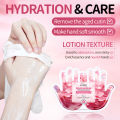 5 Pairs SADOER Sakura Niacinamide Hand Mask Moisturizing  Exfoliating Nourish Hand Care Gloves For Dry Aging Hands Skin. 